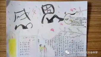 看着万中孩子们的手抄报,我感觉回到了过去