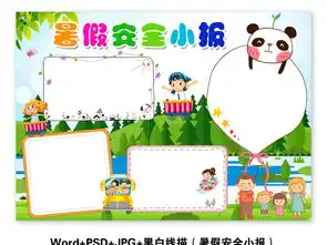 暑假安全小报校园平安溺水教育手抄小报素材图片worddoc模板下载33.38mb假期安全手抄报大全安全健康手抄报