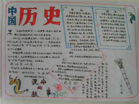 初一历史手抄报强盛中国