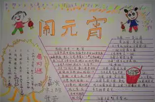 元宵节手抄报获奖图片大全