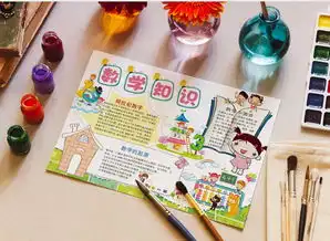 可爱数学知识学科小报手抄报word模板下载docx格式熊猫办公