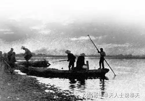 盛京八景三浑河晚渡