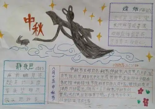 中秋手抄报图片大全