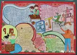谁家孩子做的教师节礼物,这些手抄报贺卡太美了
