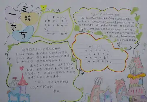 五一劳动节手抄报精选诗词作文范文手抄报合集,孩子一定用得着