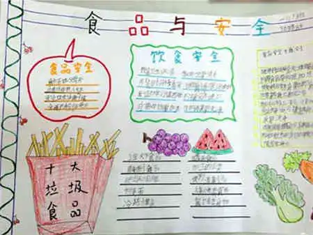食品安全手抄报食品防腐剂的危害