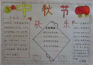中秋节手抄报梦中的月光