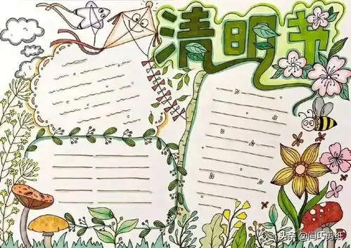清明节手抄报,清明节的由来和习俗您了解多少赶快收藏转发吧
