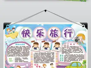 旅游小报暑假生活旅行游乐园手抄小报素材图片psd模板下载135.24mb暑假旅游手抄报大全寒暑假手抄报