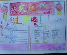 元旦手抄报元旦起源