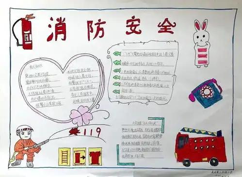 我心中的消防中小学生消防作文绘画征集活动二