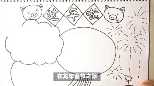 关于春节的手抄报龙年