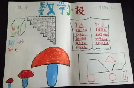 二年级数学下册手抄报