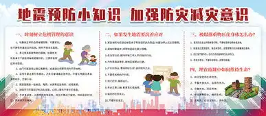 地震预防小知识展板图片