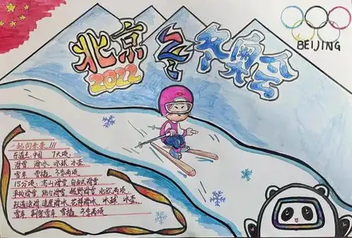 衡水滨湖志臻中学学子与冰雪相约,一起巧手绘冬奥