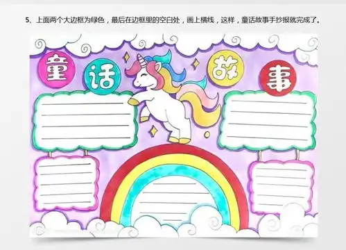 童话故事手抄报怎么画word模板下载jpg格式熊猫办公