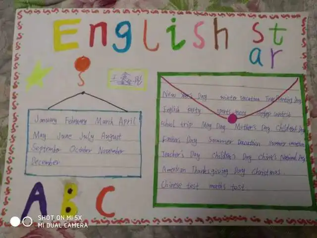 happyenglishhappylife惠济区南阳小学举行英语手抄报比赛