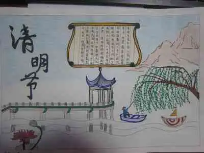 清明节手抄报清明节农事谚语
