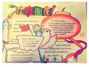 北京小学国庆节手抄报简单漂亮