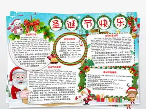 圣诞节小报圣诞节快乐英语手抄报小报下载图片素材worddoc模板30.06mb圣诞节手抄报大全节日手抄报