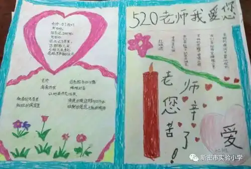 2017年新密市实验小学第三个班主任节,一二班宝贝们手抄报优秀作品展示
