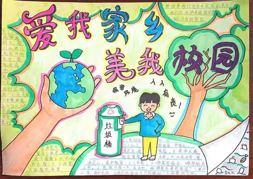 爱我家乡美我校园暨创造美好人居环境手抄报大赛优秀作品来啦
