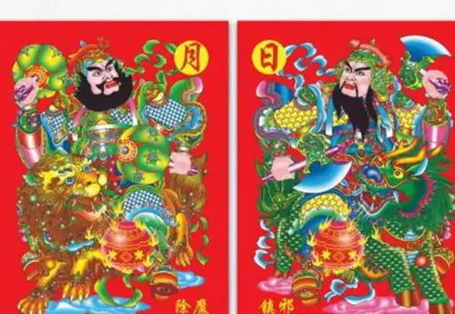 民间春节习俗贴门神,家家户户为什么要贴门神