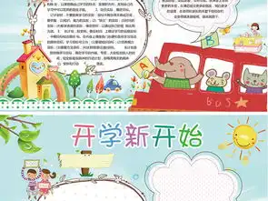 开学了小报新学期新气象手抄报寒假电子小报图片模板worddoc设计图下载其他大全编号19175785