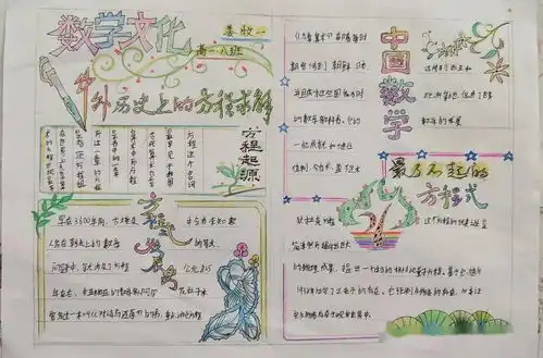 数学组手抄报数学文化方程求解