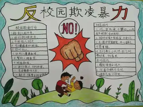 用手抄报教你如何预防欺凌
