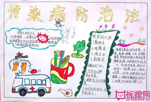 传染病防控宣传手抄报怎么画