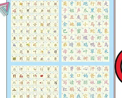 米粒鼠识字卡片36岁早教拼音有声启蒙汉字象形有图认字卡益智图