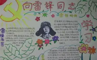 学雷锋手抄报版图