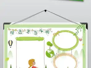 绿色清新生态文明环保公益手抄报小报图片模板cdr设计图下载保护环境手抄报大全编号18466793