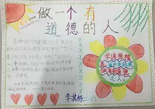 做一个有道德的人手抄报图片3张