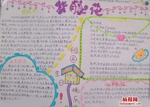 祖国生日手抄报