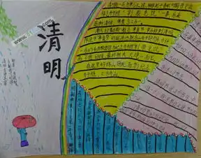 清明节手抄报简单好画