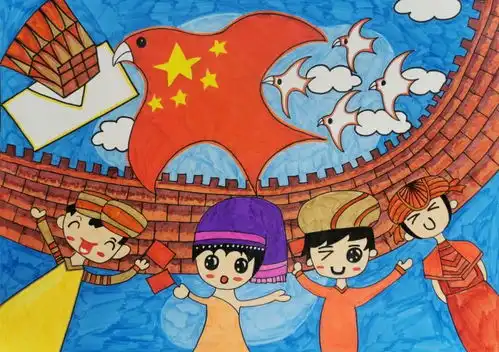 挥笔百画庆百年,童心共绘中国梦系列巡回展第一站在深圳实验承翰学校开幕