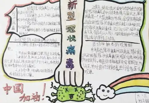 济南市博物馆抗击疫情青少年在行动手抄报作品第一批作品展播正在进行