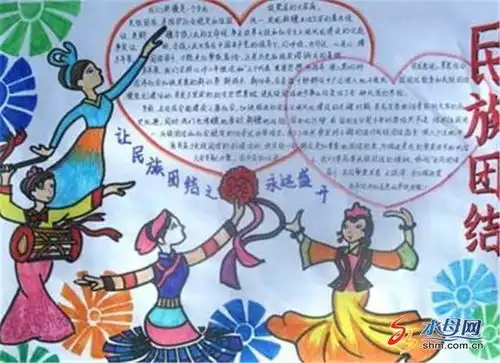 烟台十四中举办民族团结一家亲主题手抄报评比活动