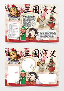 模板下载三国演义手抄报图片设计素材熊猫办公