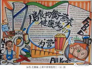 膳食均衡营养,健康步步为营看中小学生手抄报大比拼