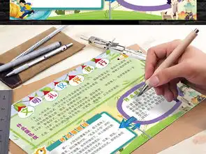 清新文明礼仪伴我行电子小报图片模板psd设计图下载道德与法治手抄报大全编号16984045