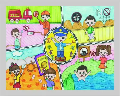 全市中小学生国家安全主题作品征集评选活动获奖作品展播