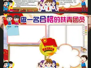 共青团员小报热爱祖国手抄报电子小报图片素材psd模板下载78.61mb其他大全其他