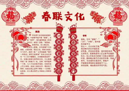 2020年鼠年春节实用手抄报,假期陪孩子动动手吧