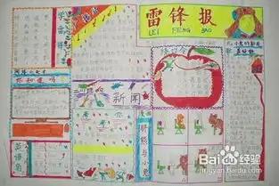 小学生学习雷锋手抄报内容图片