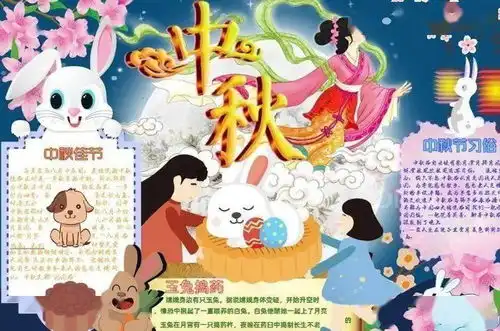 必须收藏中秋节中英文手抄报就在这里啦