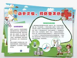 清新绿色预防革登热知识电子小报手抄报图片模板worddoc设计图下载其他大全编号19015163