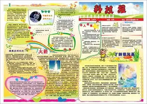 小学生科普知识小报图片素材cdr模板下载15.43mb读书卡大全读书手抄报